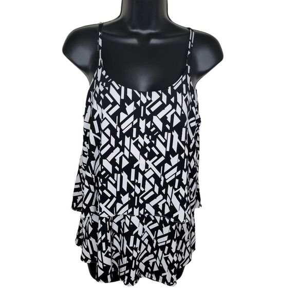 Whbm Tiered Stretch Jersey tank top size Medium - Picture 1 of 5